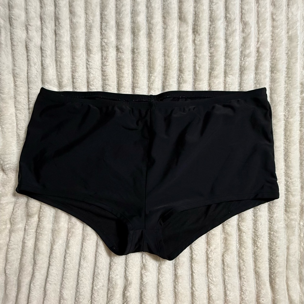 Catalina Women's High Waist Black Swim Bottoms